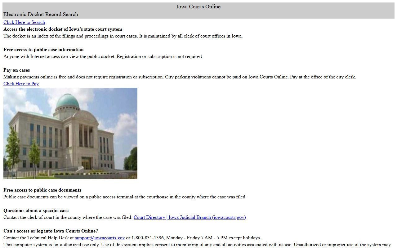 Sac County booking photos court records docket search